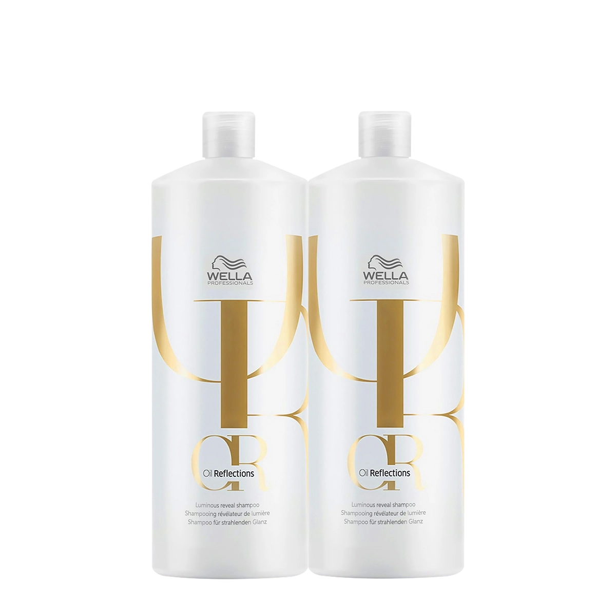 Kit Wella Professionals Oil Reflections Luminous Reveal - Shampoo 1L (2 Unidades)