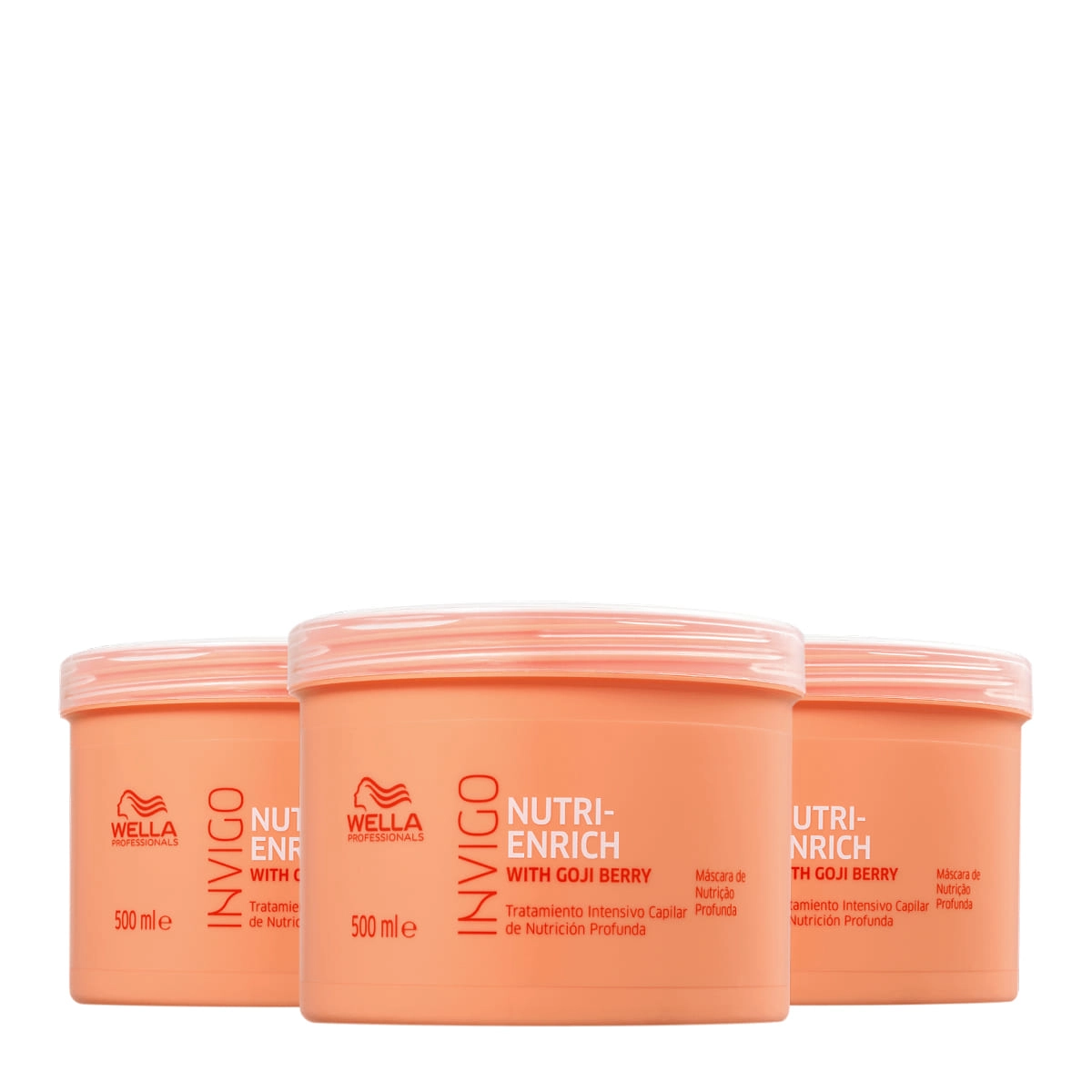 Kit Wella Professionals Invigo Nutri-Enrich Máscara Extra (3 Unidades)