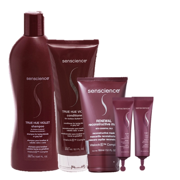 Produto Kit_Senscience_True_Hue_Violet_Duo_Home_Care_Renewal_Mask_CPR_Evas_1