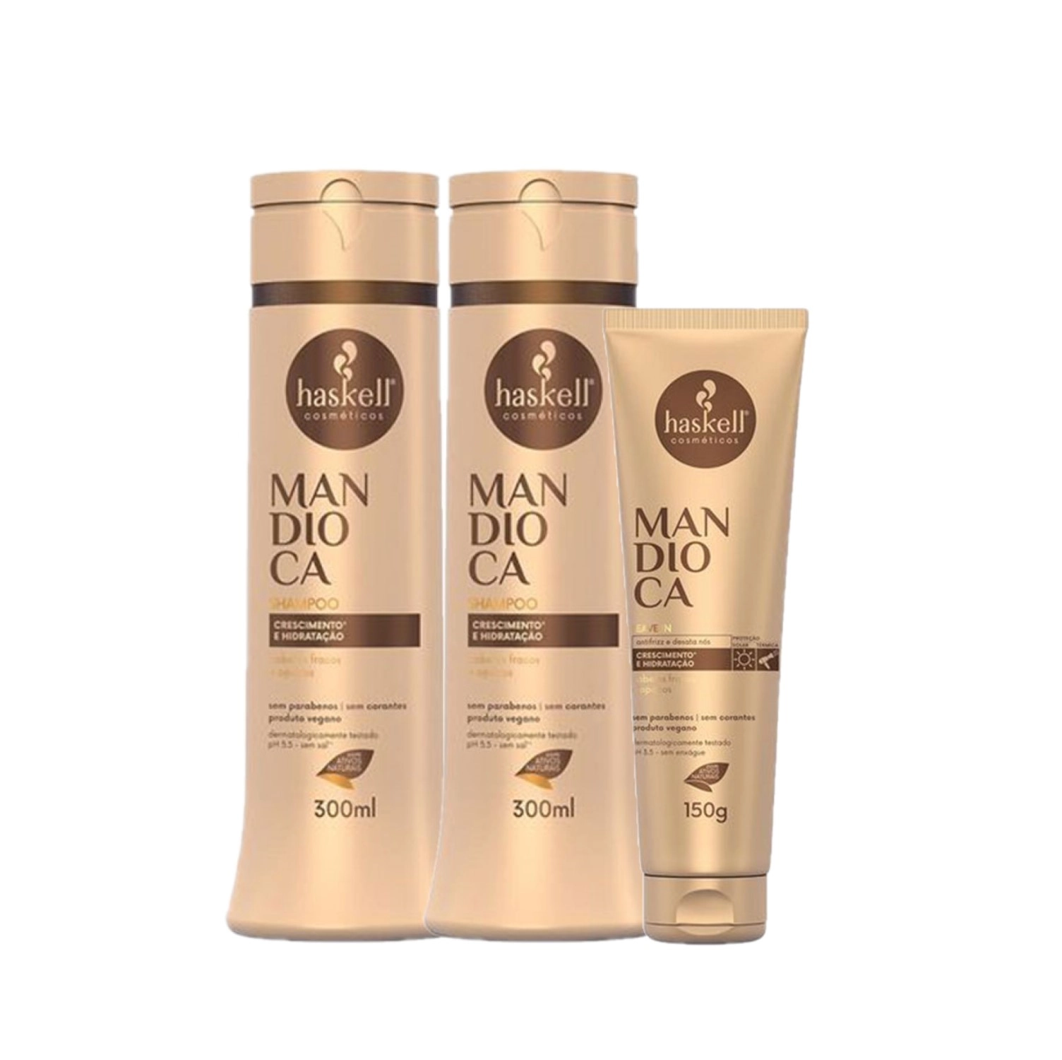 Produto Kit_Haskell_Mandioca_Leave-in_Evas_1