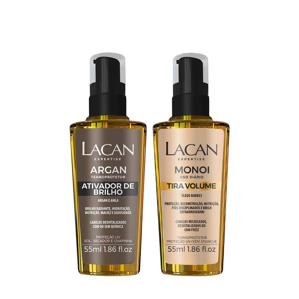 Produto Kit_Lacan_Argan_Ativador_de_Brilho_e_Moil_Tira_Volume_2_produtos_Evas_1