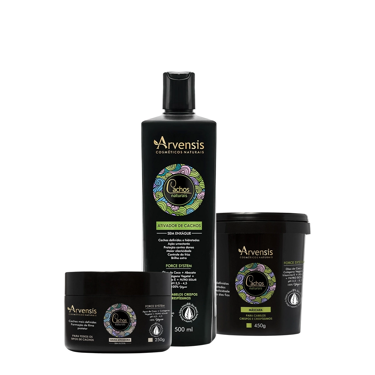 Kit_Arvensis_Cachos_Naturais_Crespos_Crespissimos_Ativador_de_Cachos_G_Mascara_G_Geleia_Ativadora_Evas_1 Produto Kit_Arvensis_Cachos_Naturais_Crespos_Crespissimos_Ativador_de_Cachos_G_Mascara_G_Geleia_Ativadora_Evas_1