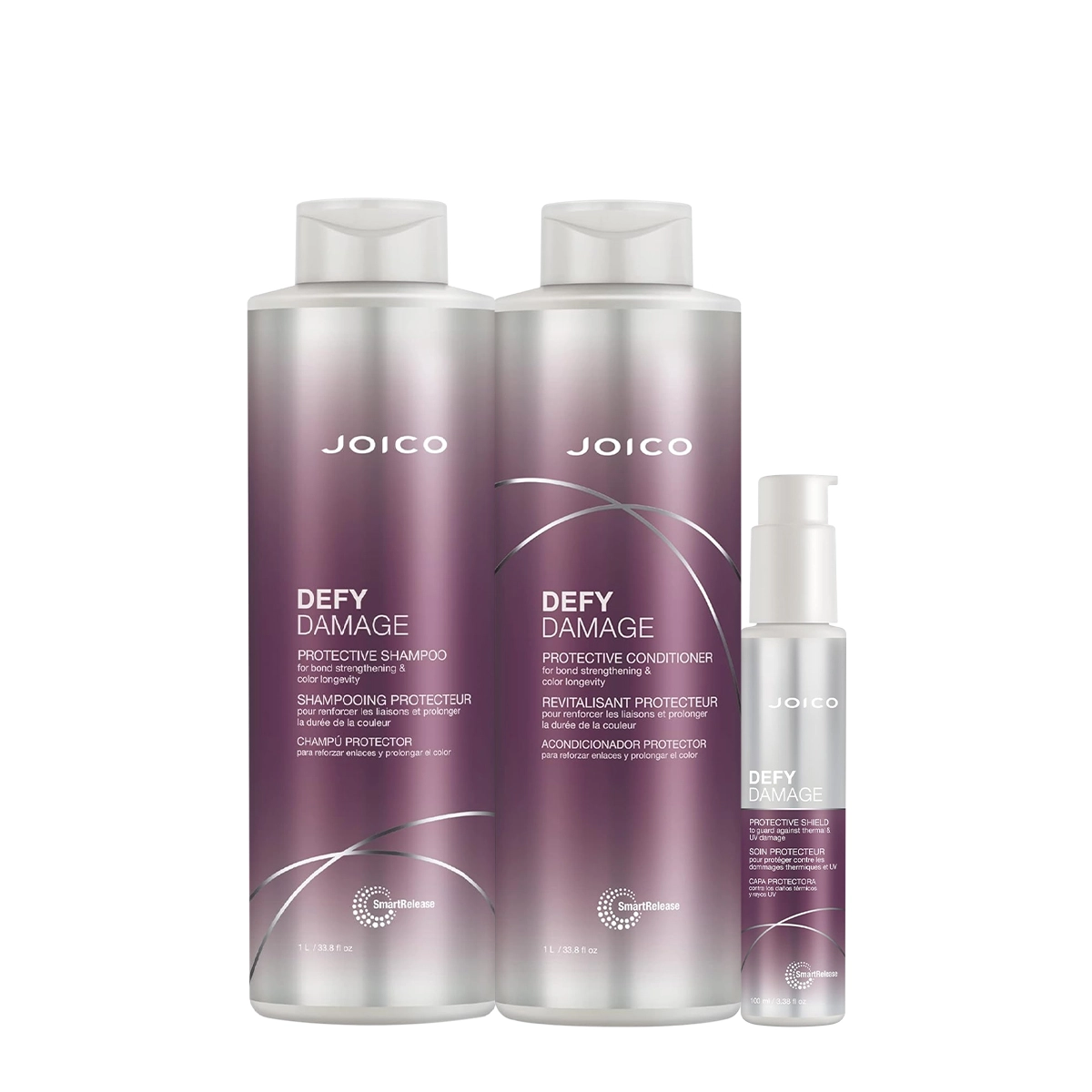 Kit Joico Defy Damage Protective Shield Duo Leave-in (3 Produtos)