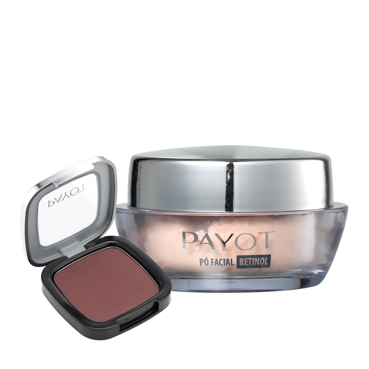 Kit Payot Retinol Translúcido Iluminador Pó Solto E Retinol Uva Blush (2 Produtos)