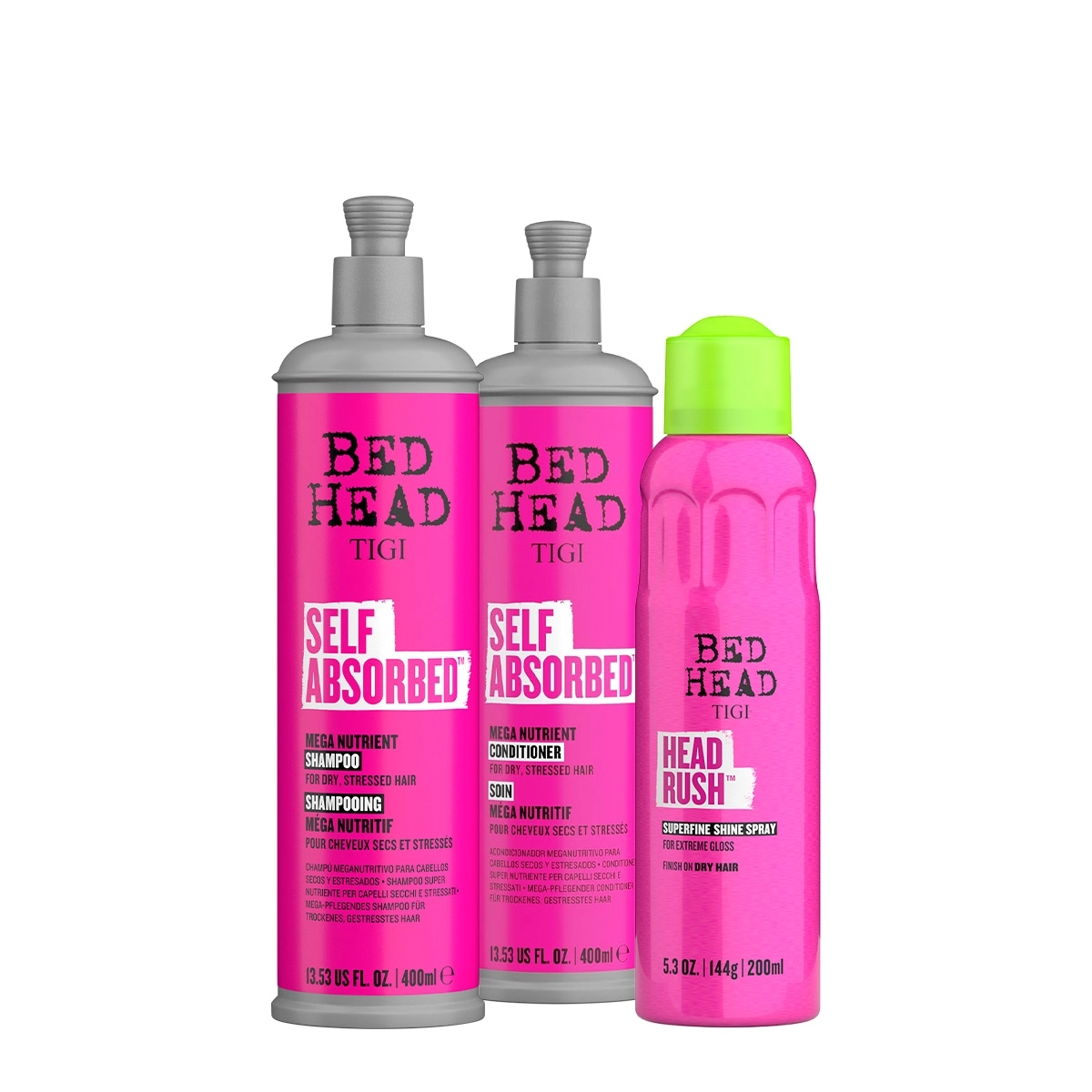 Kit_Tigi_Bed_Head_Self_Absorbed_Shampoo_Condicionador_Spray_de_Brilho_Evas_1 Produto Kit_Tigi_Bed_Head_Self_Absorbed_Shampoo_Condicionador_Spray_de_Brilho_Evas_1