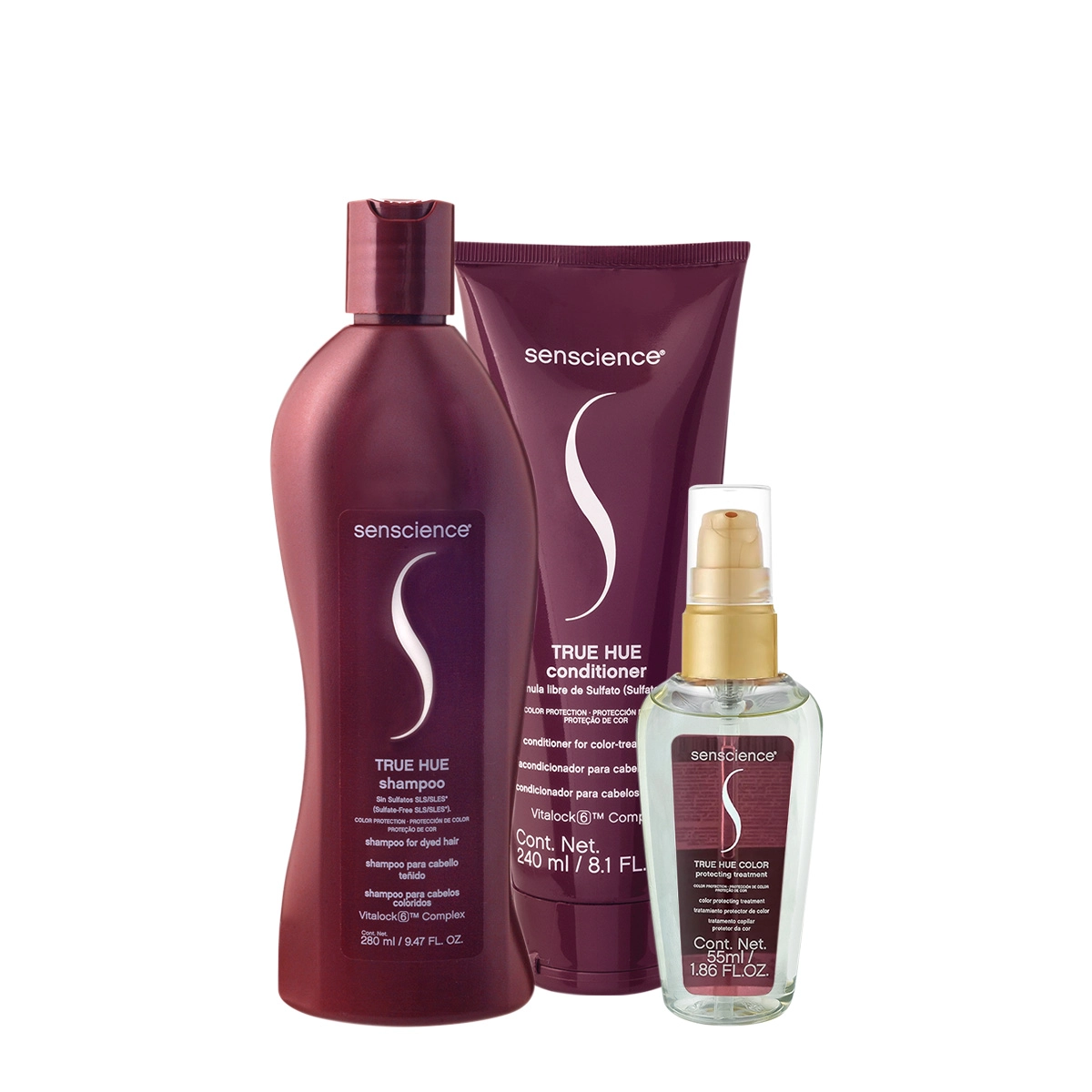 Kit Senscience True Hue Color Duo Oil (3 Produtos)