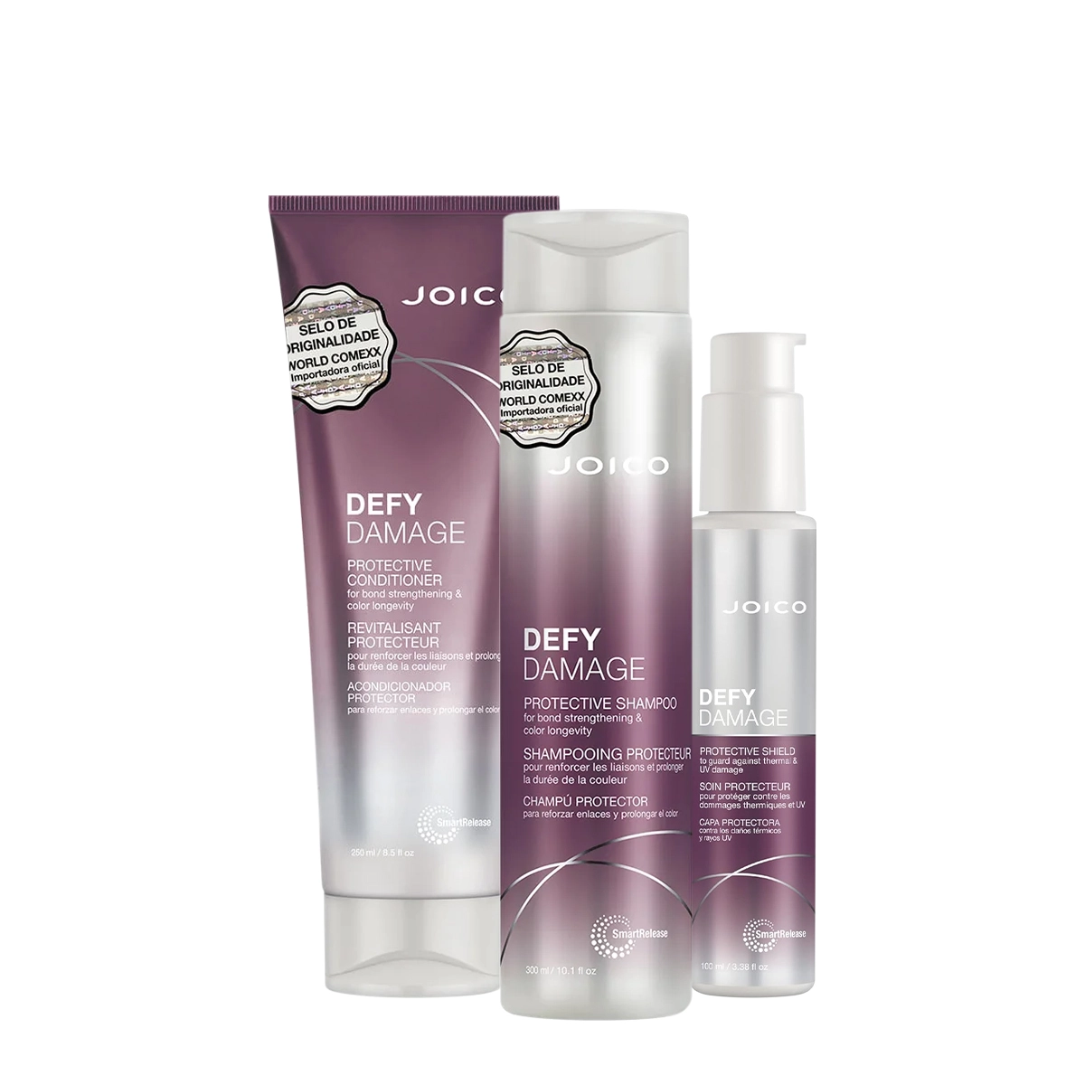 Kit Joico Defy Damage Protective Duo Shield (3 Produtos)