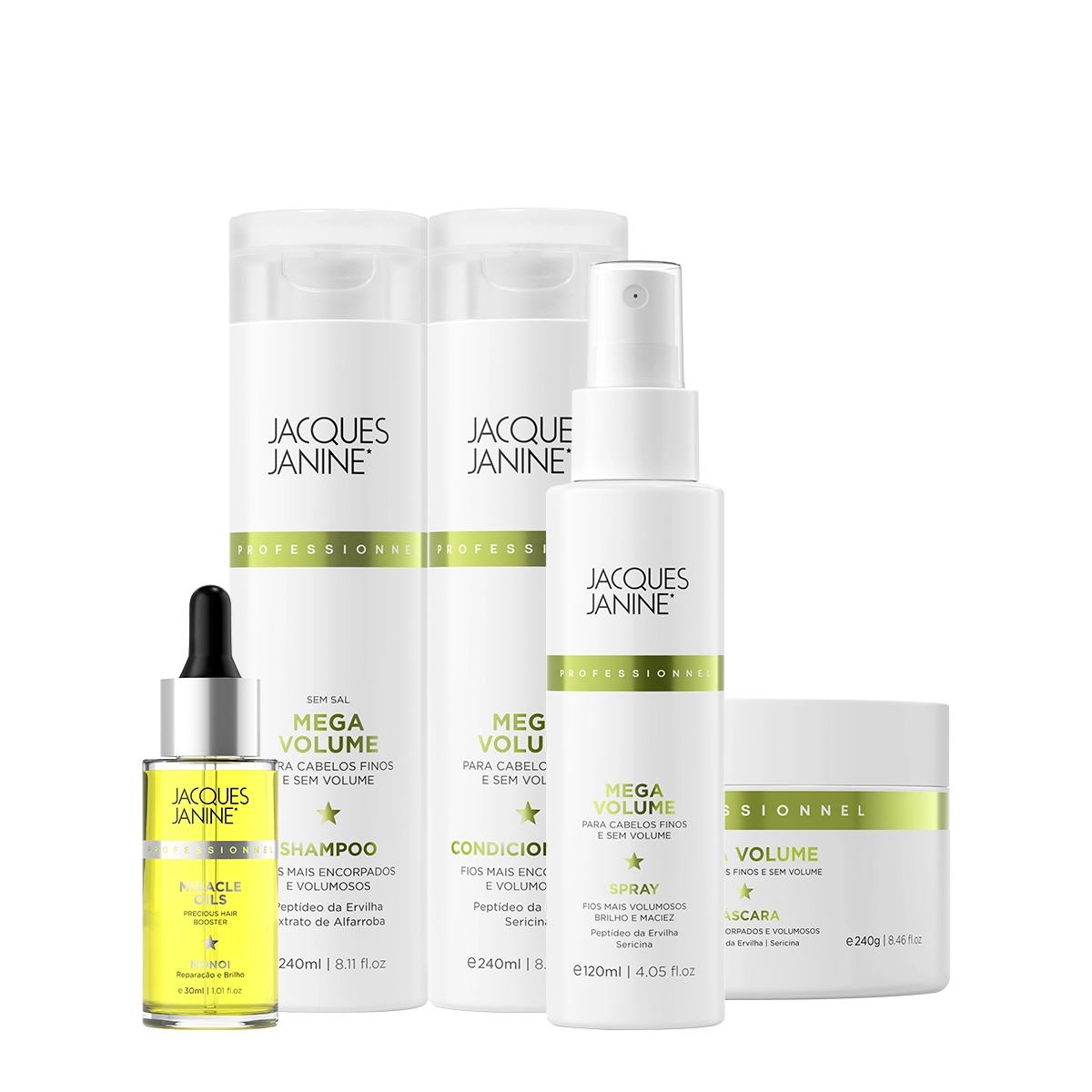 Kit_Jacques_Janine_Professionnel_Mega_Volume_Shampoo_Condicionador_Mascara_Spray_e_Oils_Monoi_Evas_1 Produto Kit_Jacques_Janine_Professionnel_Mega_Volume_Shampoo_Condicionador_Mascara_Spray_e_Oils_Monoi_Evas_1