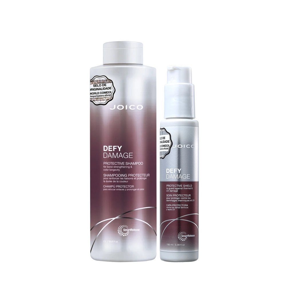 Kit Defy Damage Protective Shield E Protective Litro (2 Produtos)