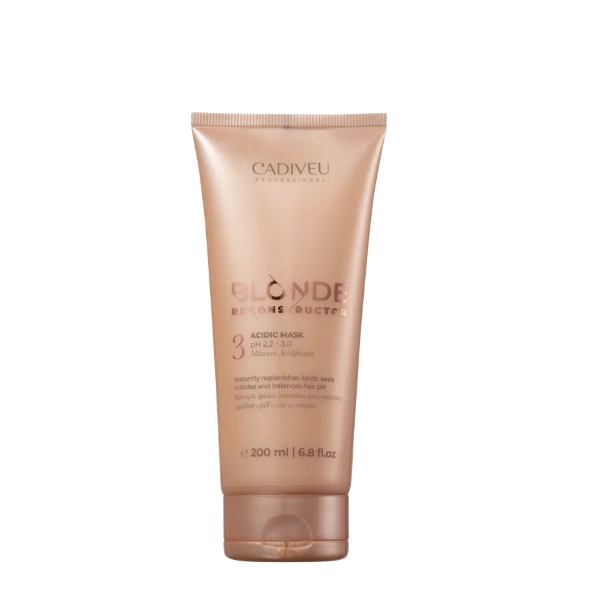 Cadiveu Blonde Reconstructor Acidic - Máscara Acidificante 200ml