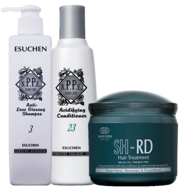 Produto Kit_N-P-P-E_Herbal_N3_Anti_Loss_Ginseng_Shampoo_N23_Condicionador_Mascara_400ml_Evas_1