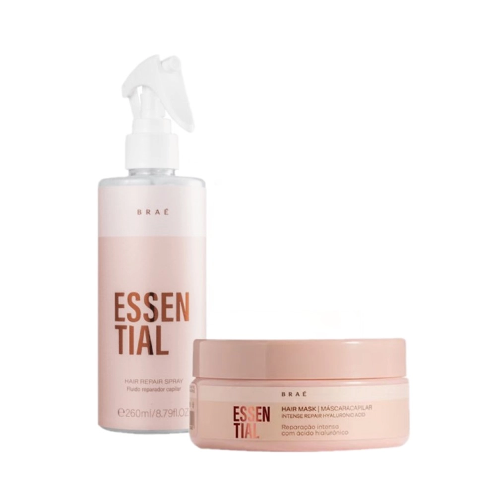 Kit Braé Essential Máscara P E Fluido (2 Produtos)
