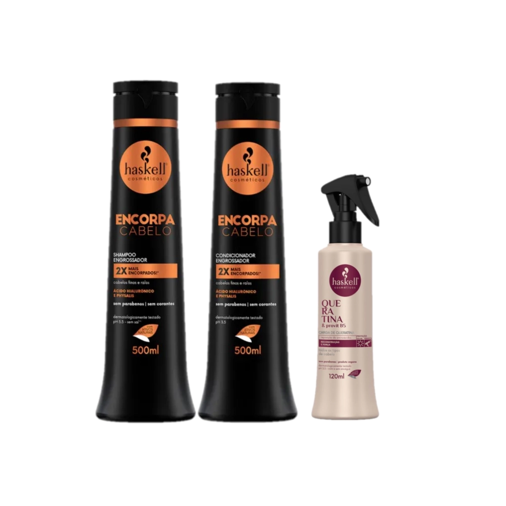 Kit_Haskell_Encorpa_Cabelo_Trio_Repara_Danos_Evas_1 Produto Kit_Haskell_Encorpa_Cabelo_Trio_Repara_Danos_Evas_1