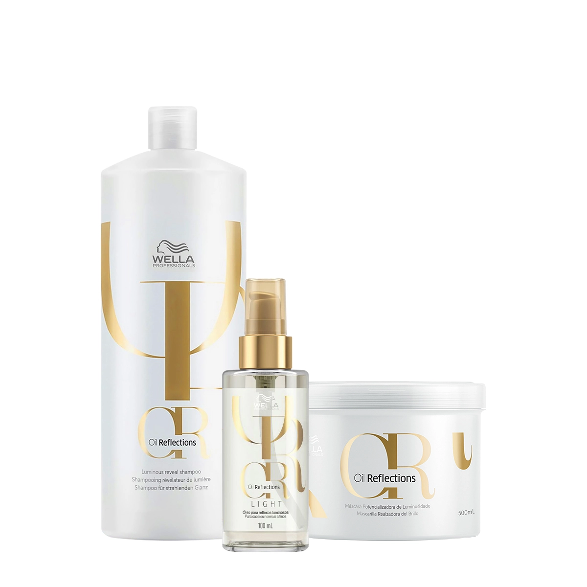 Produto Wella_Professionals_Oil_Reflections_Shampoo_Litro_Mascara_Oil_Light_Evas1