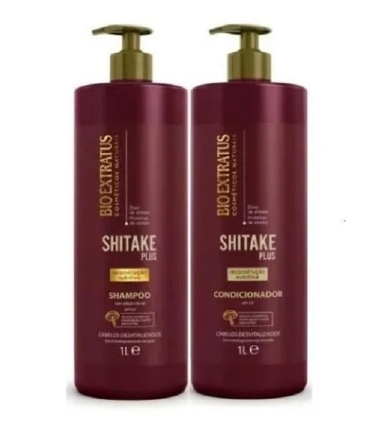Bio Extratus Shitake Plus (Shampoo+Condicionador 1L)