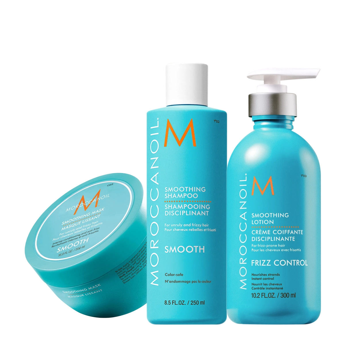 Kit_Moroccanoil_Smoothing_Shampoo_250ml_Mascara_500ml_Leave_in_300ml_Evas_1 Produto Kit_Moroccanoil_Smoothing_Shampoo_250ml_Mascara_500ml_Leave_in_300ml_Evas_1
