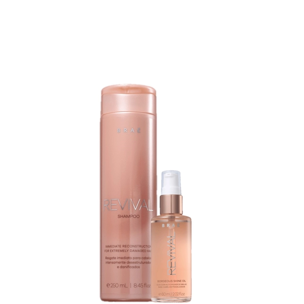 Kit Braé Revival Home Care Fortalecedor Capilar (2 Produtos)