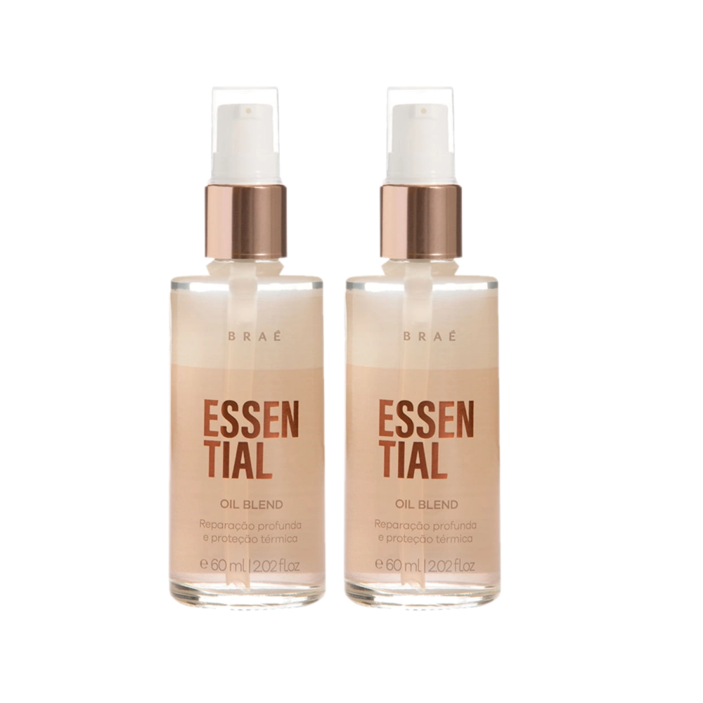 Kit Braé Essential Oil Repair - Óleo Reparador 60 Ml (2 Unidades)