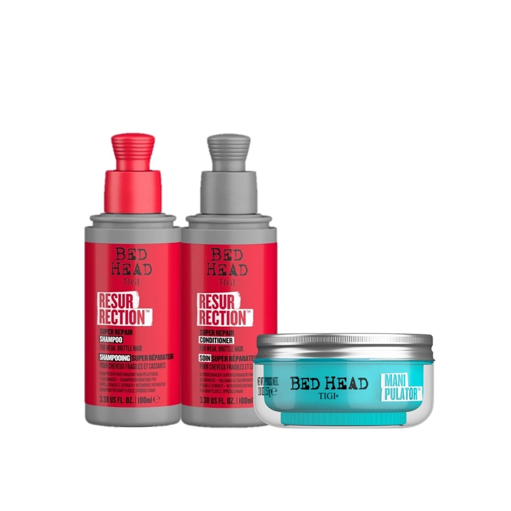 Kit TIGI Bed Head Resurrection Manipulator MINI (3 Produtos)