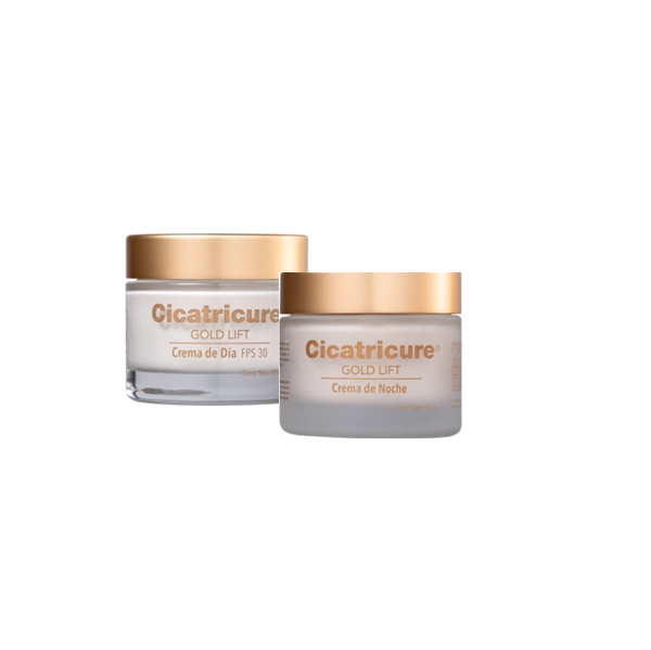 Kit Cicatricure Gold Lift Diurno - Anti-Idade 50g + Cicatricure Gold Lift Noturno - Anti-Idade 50g