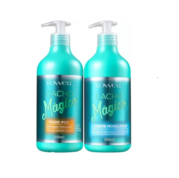 Lowell Cacho Magico Shampoo 500ml E Creme Modelador 500ml