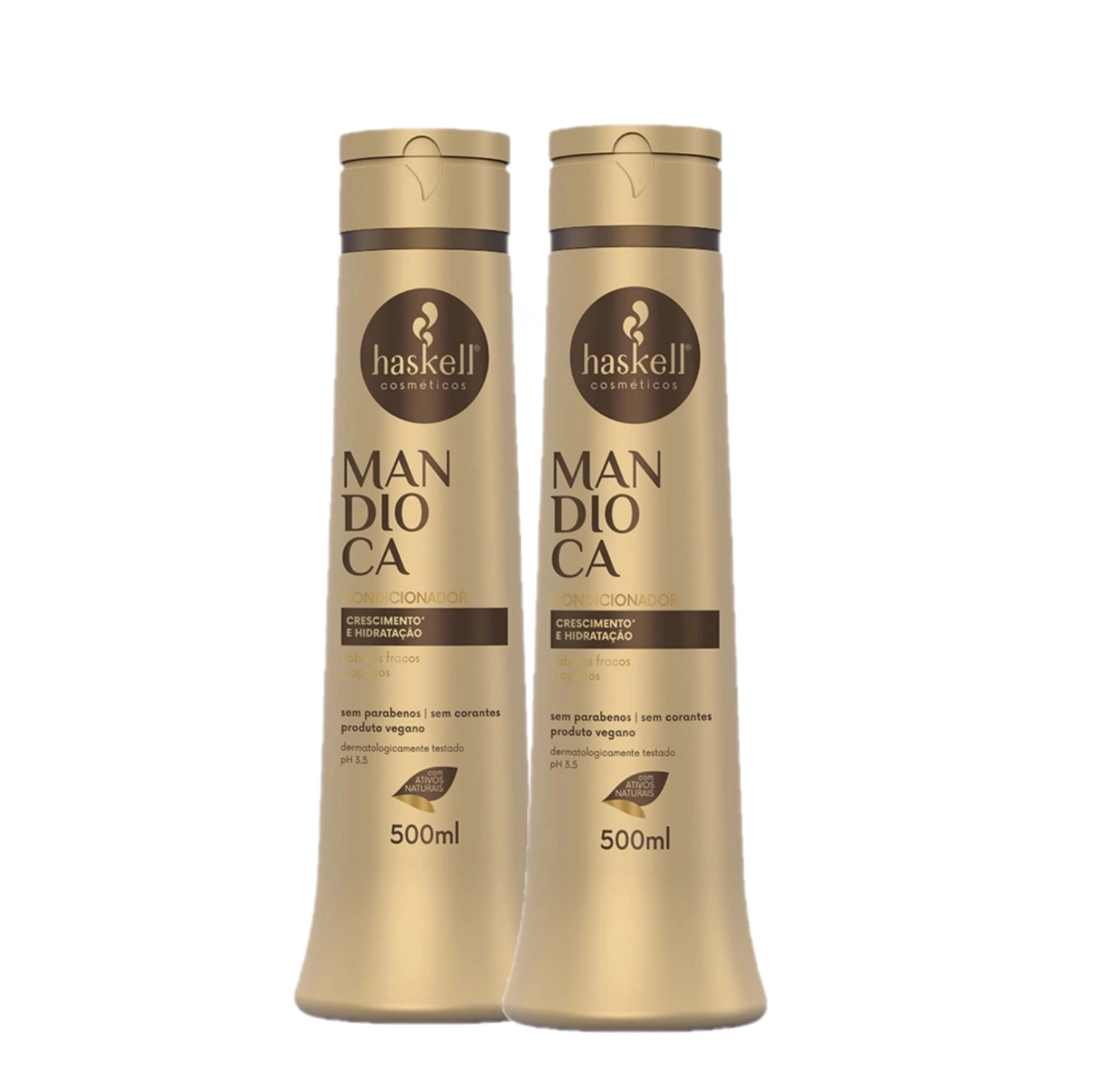 Kit Haskell Mandioca - Condicionador 500ml (2 Unidades)