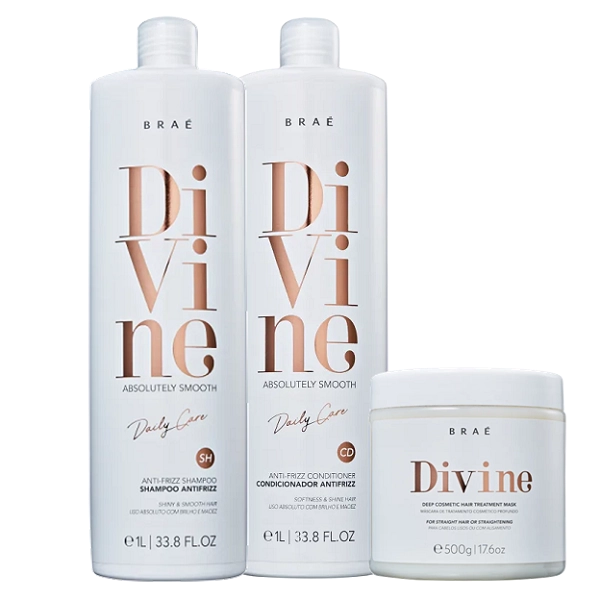 Braé Divine Kit Trio Salon (3 Produtos)