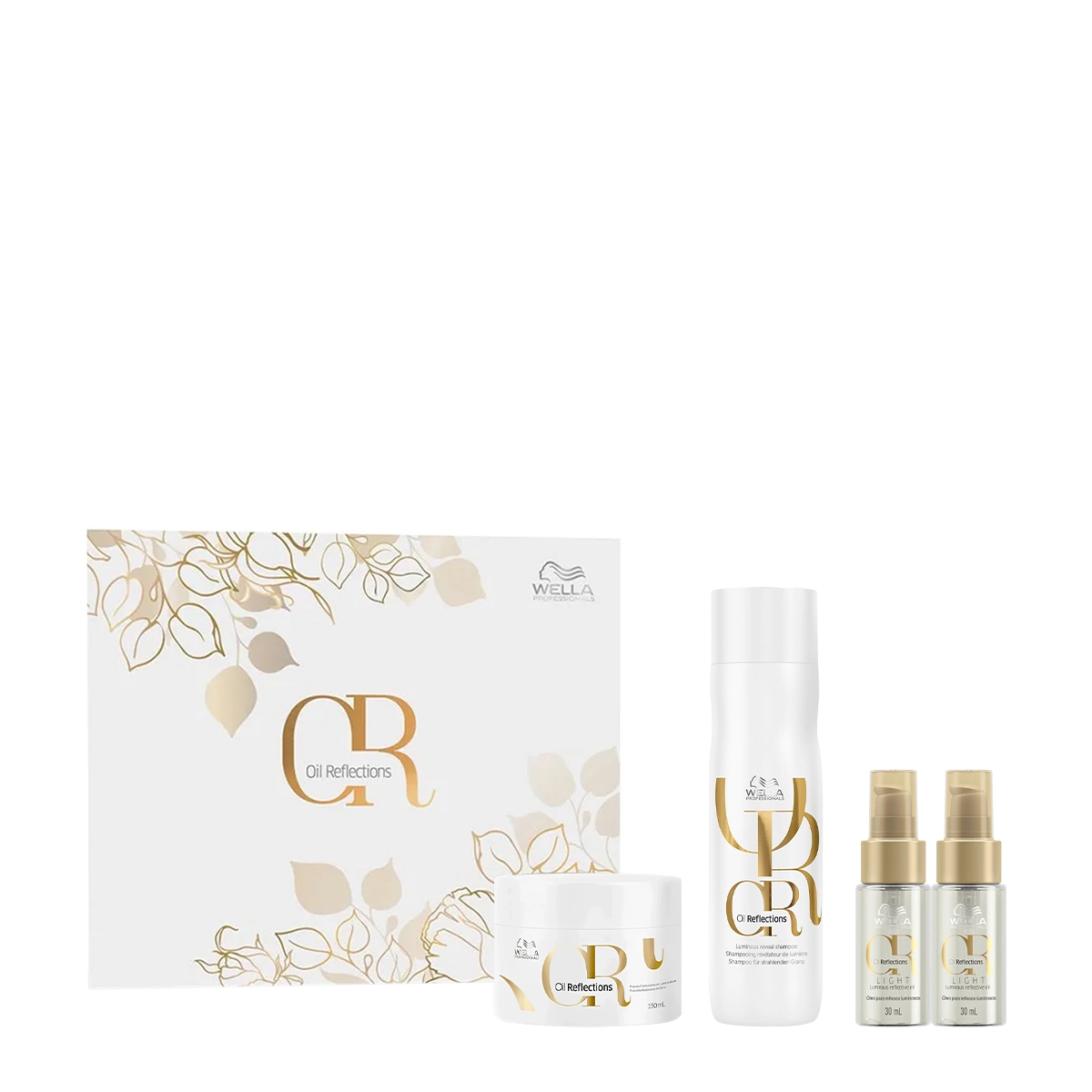 Kit Wella Professionals Oil Reflections Presente Extra Oil (4 Produtos)