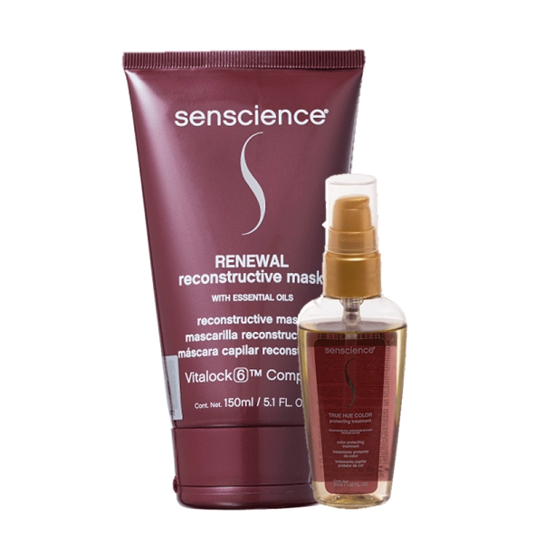 Senscience True Hue Color Protecting 55ml E Renewal Mask 150ml