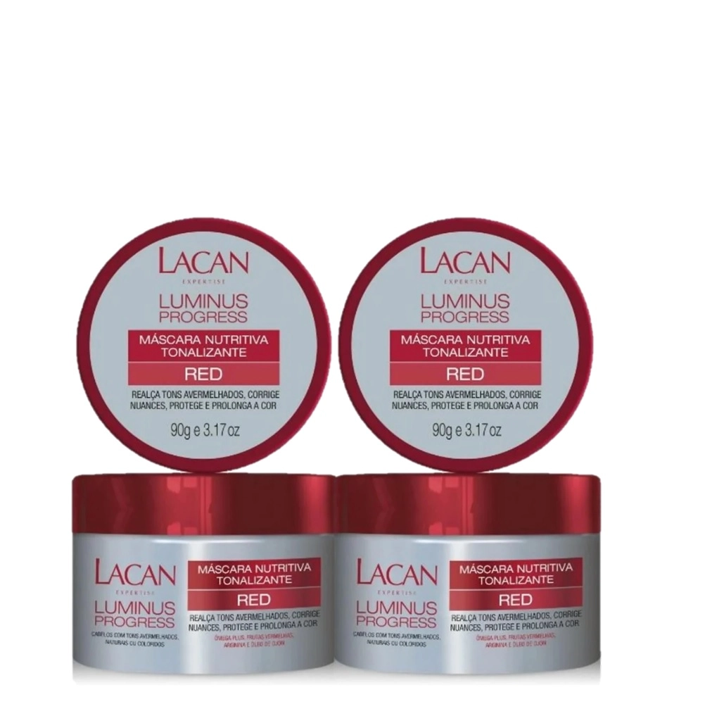 Produto Kit_Lacan_Luminus_Progress_Mascara_Matizadora_Red_90g_2_Unidades_Evas_1
