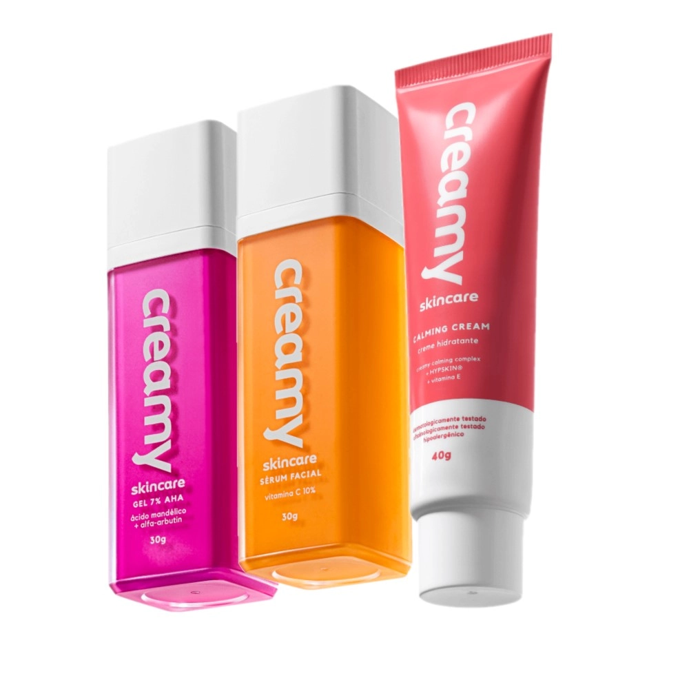 Produto Kit_Creamy_Skincare_Vitamina_C_Mandelico_Hidratante_Calming_Cream_Evas_1