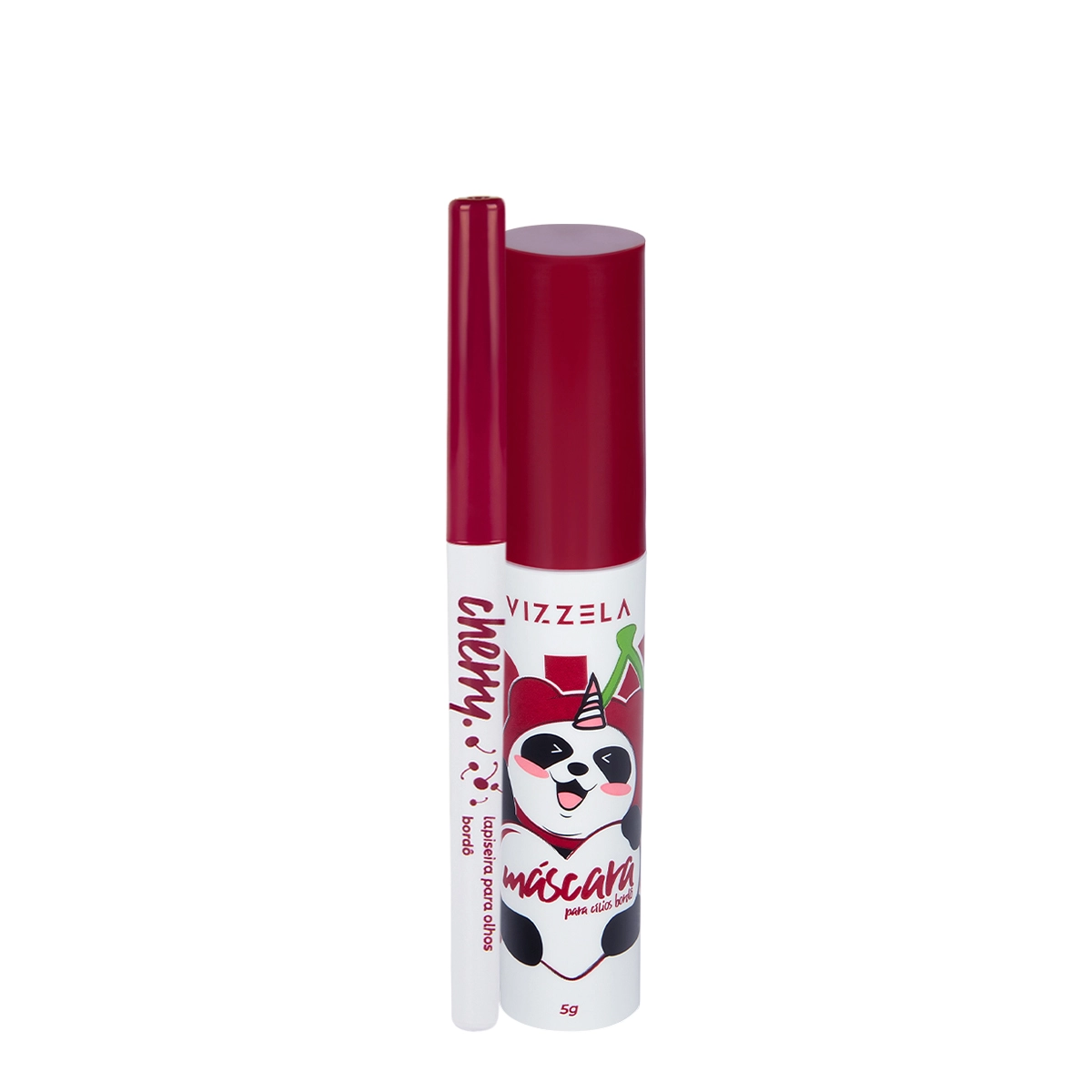 Produto Kit_Vizzela_Big_No_Panda_Cherry_Lapiseira_Mascara_para_Cilios_Evas_1
