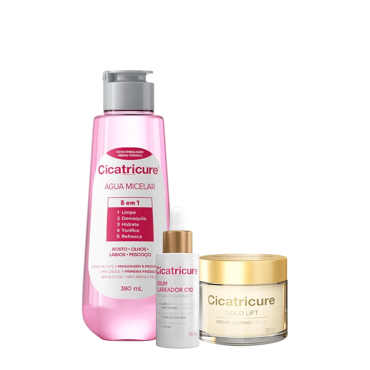 Kit Cicatricure Pele Anti-Idade (3 Produtos)