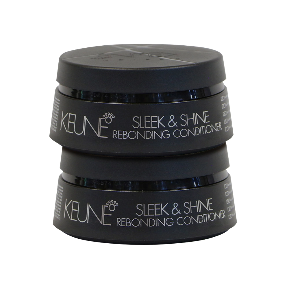 Kit Keune Sleek & Shine Rebonding Mask - Máscara De Reconstrução 200ml (2 Unidades)