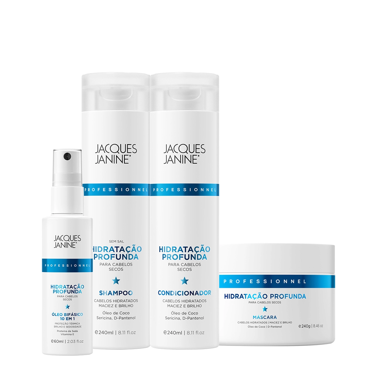 Kit_Jacques_Janine_Hidratacao_Profunda_Shampoo_Condicionador_Mascara_e_Oleo_bifasico_Evas_1 Produto Kit_Jacques_Janine_Hidratacao_Profunda_Shampoo_Condicionador_Mascara_e_Oleo_bifasico_Evas_1