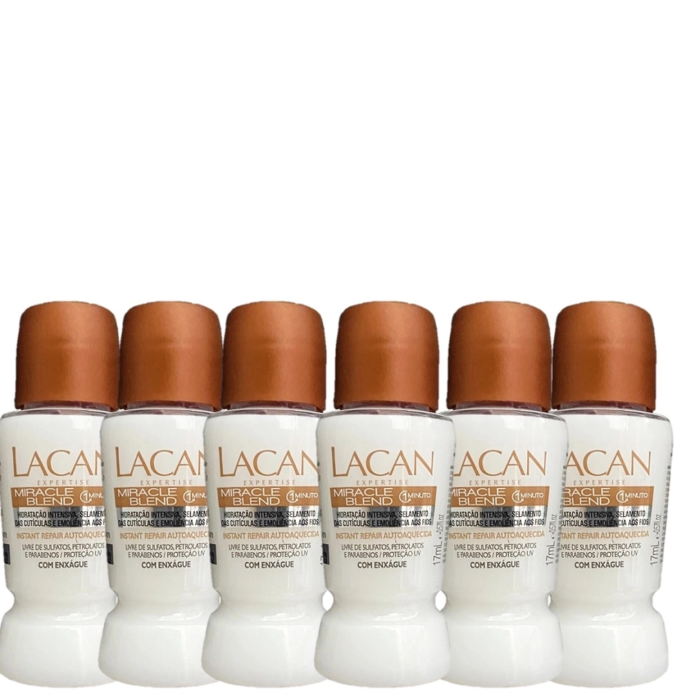 Produto Kit_Lacan_Miracle_Blend_Ampola_17ml_6_Unidades_Evas_1