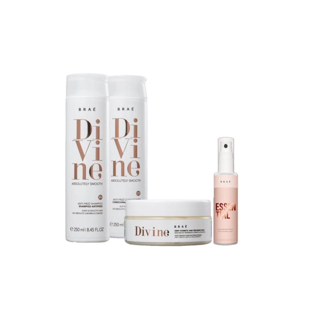 Kit Braé Divine Mini Essential Reparador (4 Produtos)