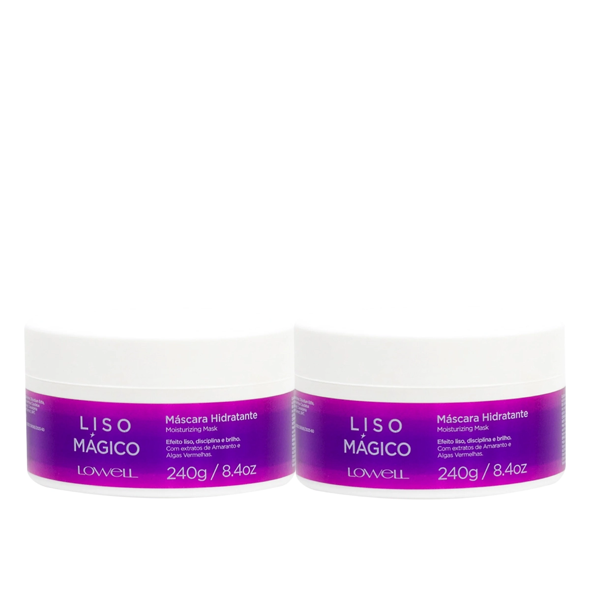 Kit Lowell Liso Mágico Máscara Extra (2 Unidades)