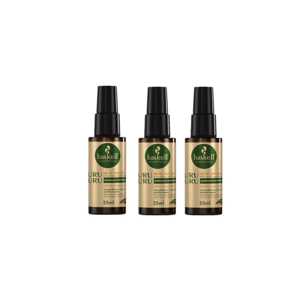 Kit Haskell Murumuru - Néctar Concentrado 35ml (3 Unidades)