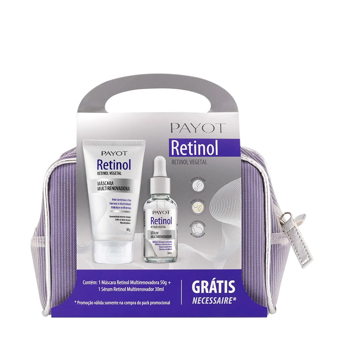 Produto Kit_Payot_Retinol_Multirenovador_Serum_Mascara_Necessaire_Evas_1