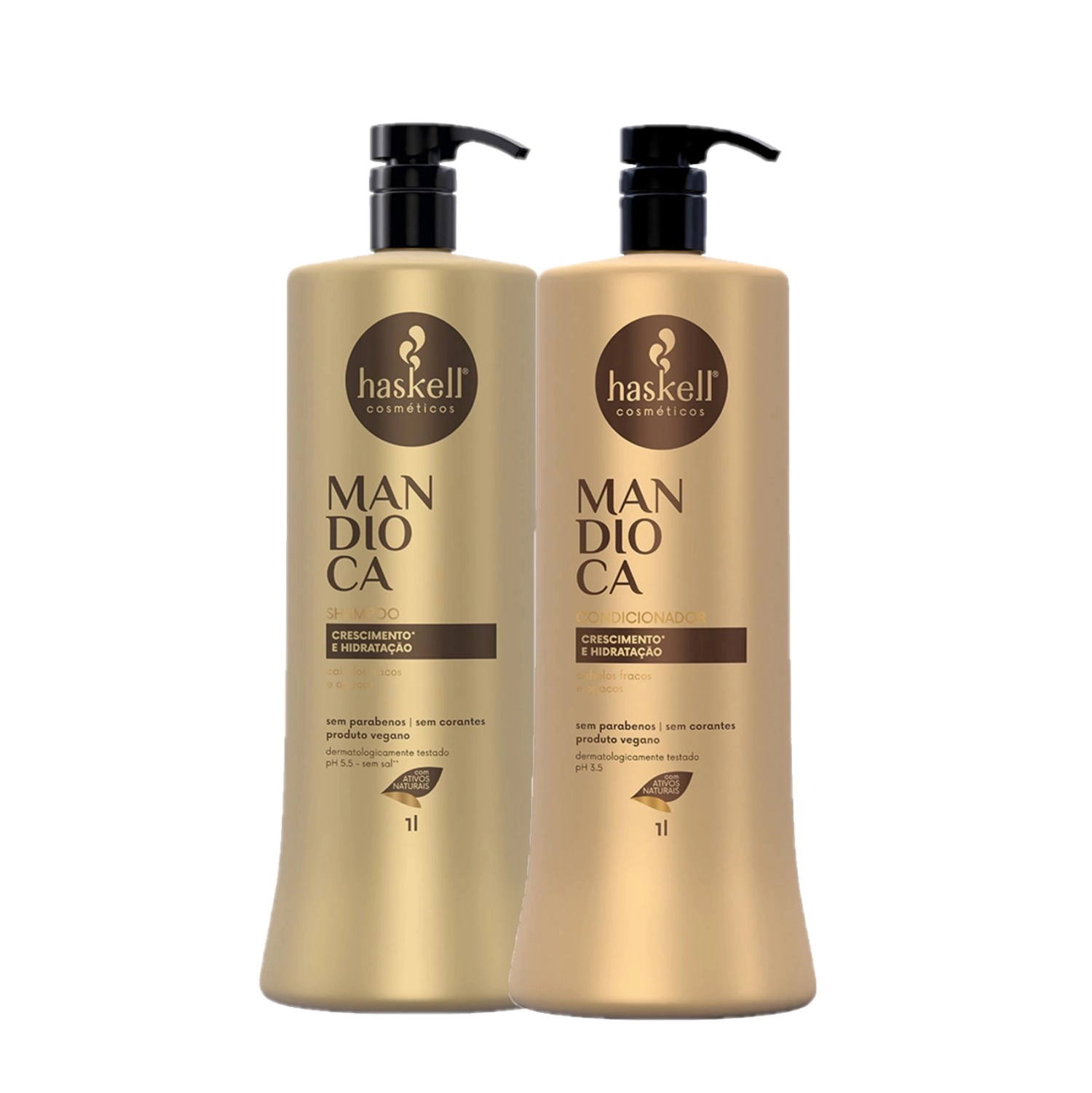 Haskell Mandioca Duo 1L (2 Produtos)