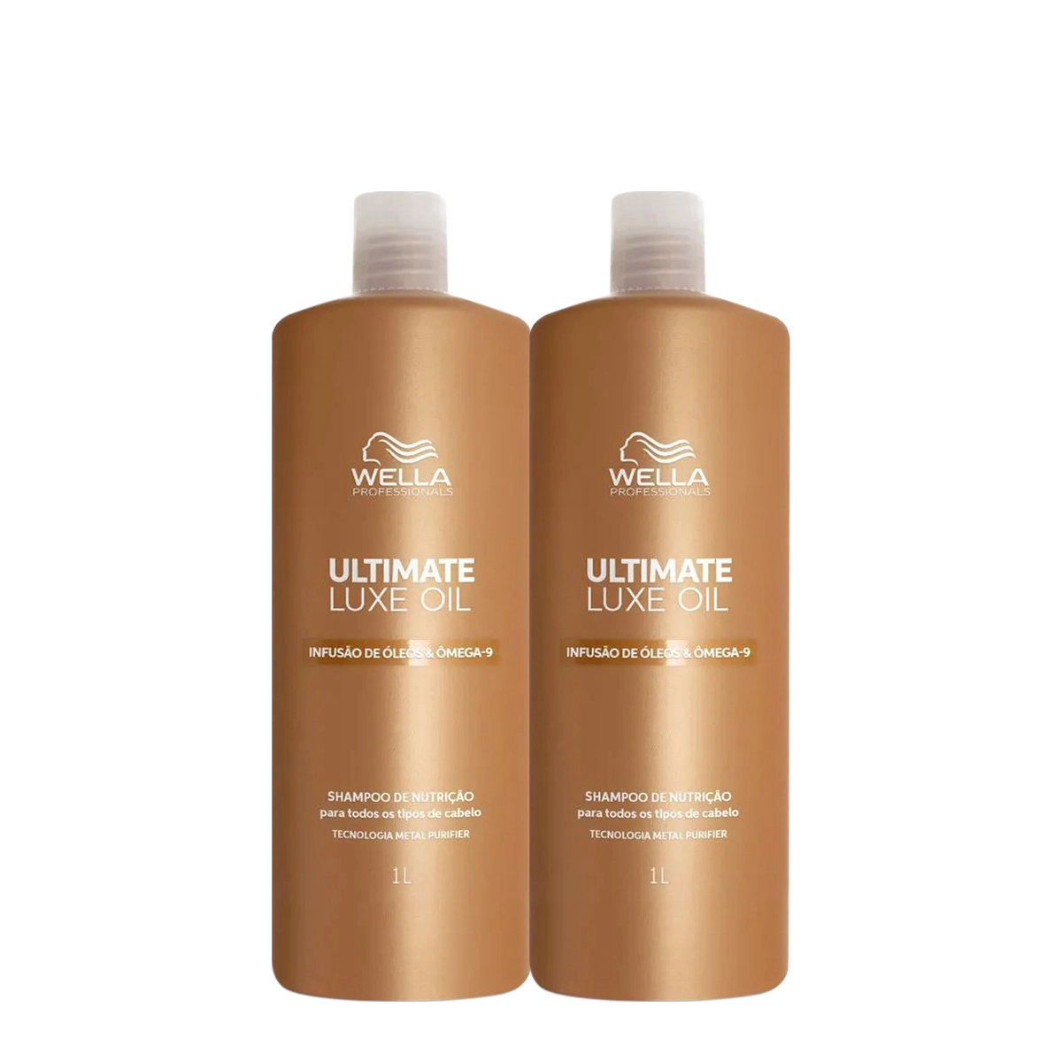 Kit Wella Professionals Ultimate Luxe Oil Shampoo 1L (2 Produtos)