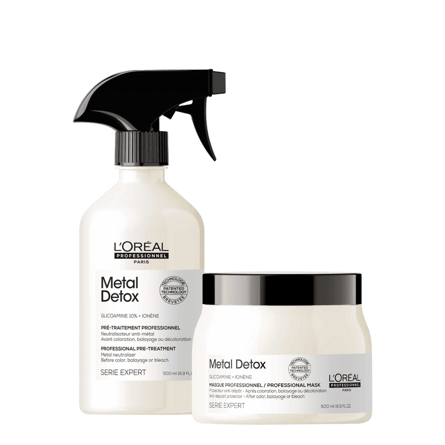 Kit L'Oréal Professionnel Metal Spray Neutralizante E Máscara Capilar (2 Produtos)
