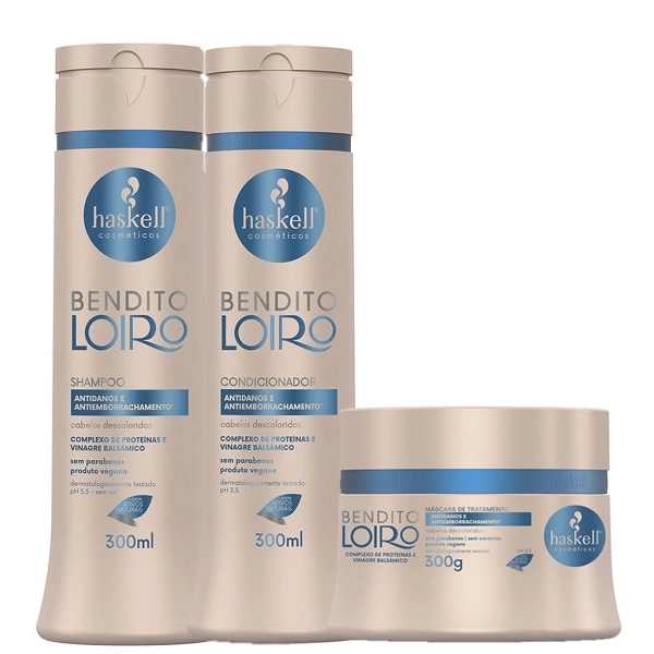 Haskell Bendito Loiro Duo 300ml E Mascara 300g