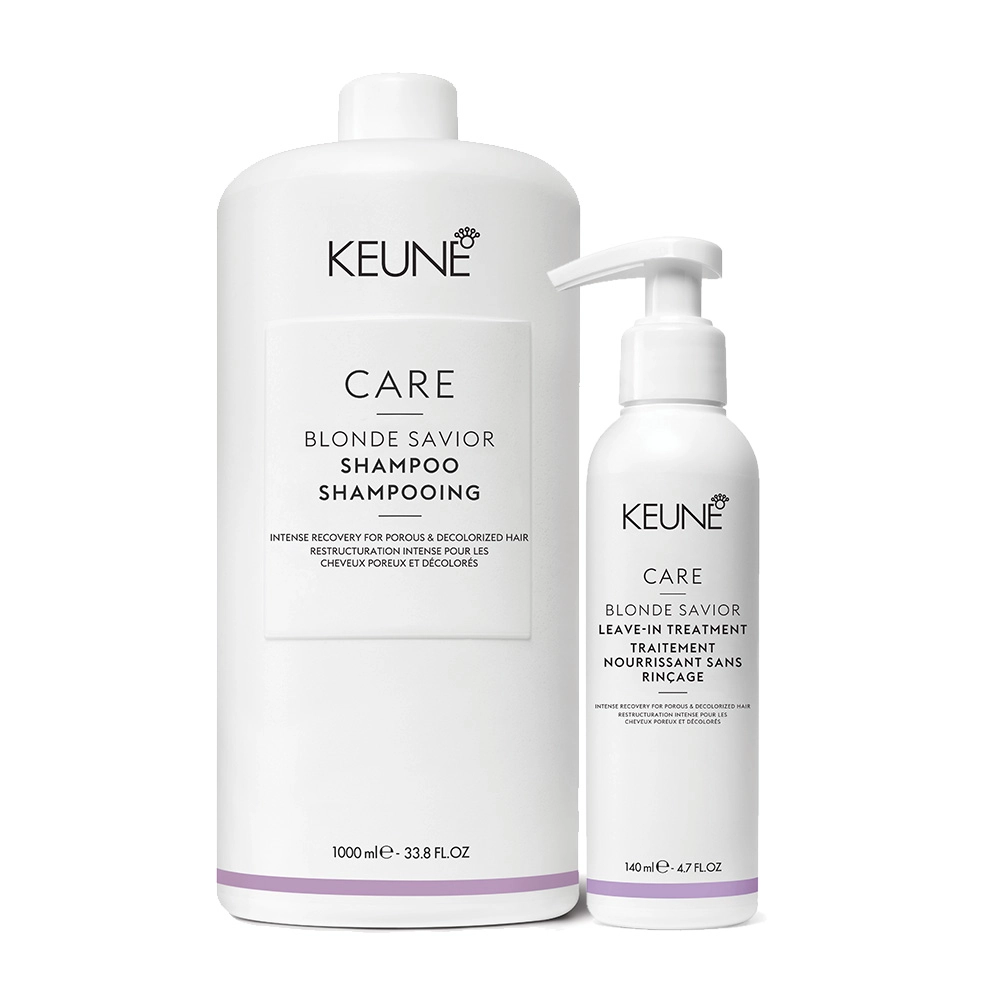 Kit Keune Care Blonde Savior Shampoo 1L + Máscara (2 Produtos)