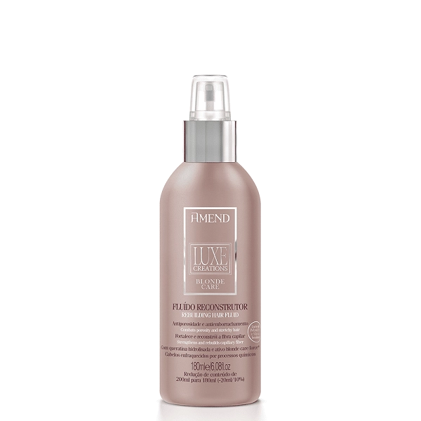 Amend Luxe Creations Blonde Care Fluido Reconstrutor 180ml