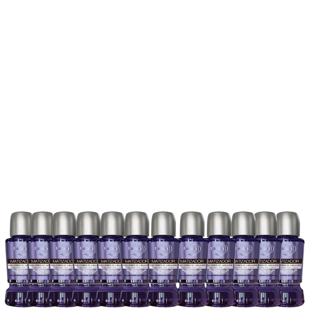 Produto Kit_Lacan_Anti_Yellow_Matizador_Ampola_17ml_12_Unidades_Evas_1