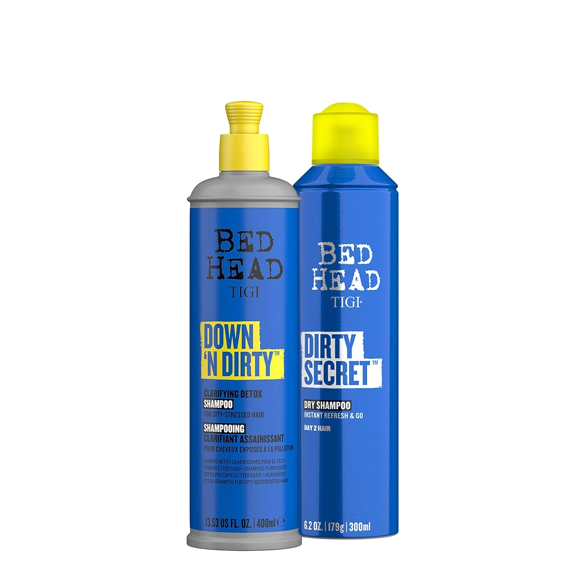 Produto Kit_TIGI_Bed_Head_Down_N_Dirty_Shampoo_Dirty_Secret_Dry_Shampoo_a_Seco_Evas_1