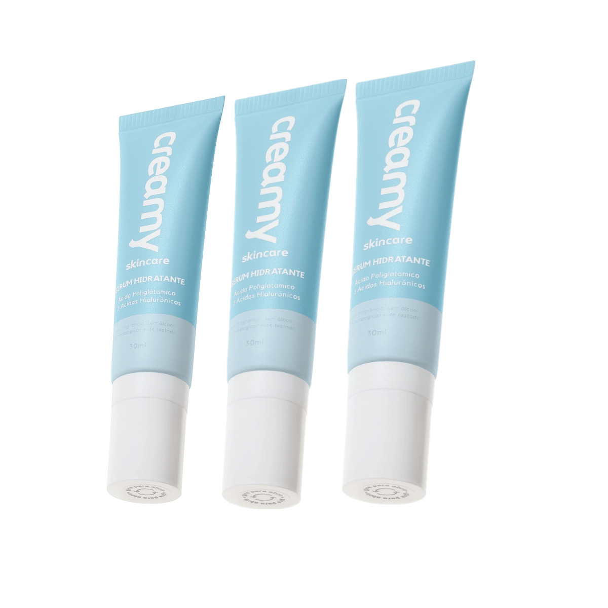 Kit Creamy Skincare - Sérum Hidratante 30ml (3 Produtos)