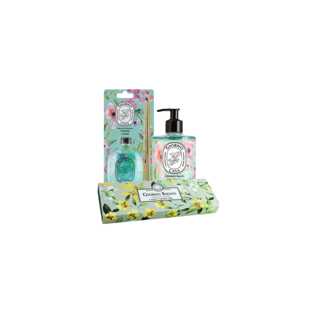 Kit Giorno Flor De Verbena (3 Produtos)